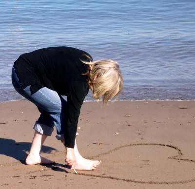 Writing in the sand